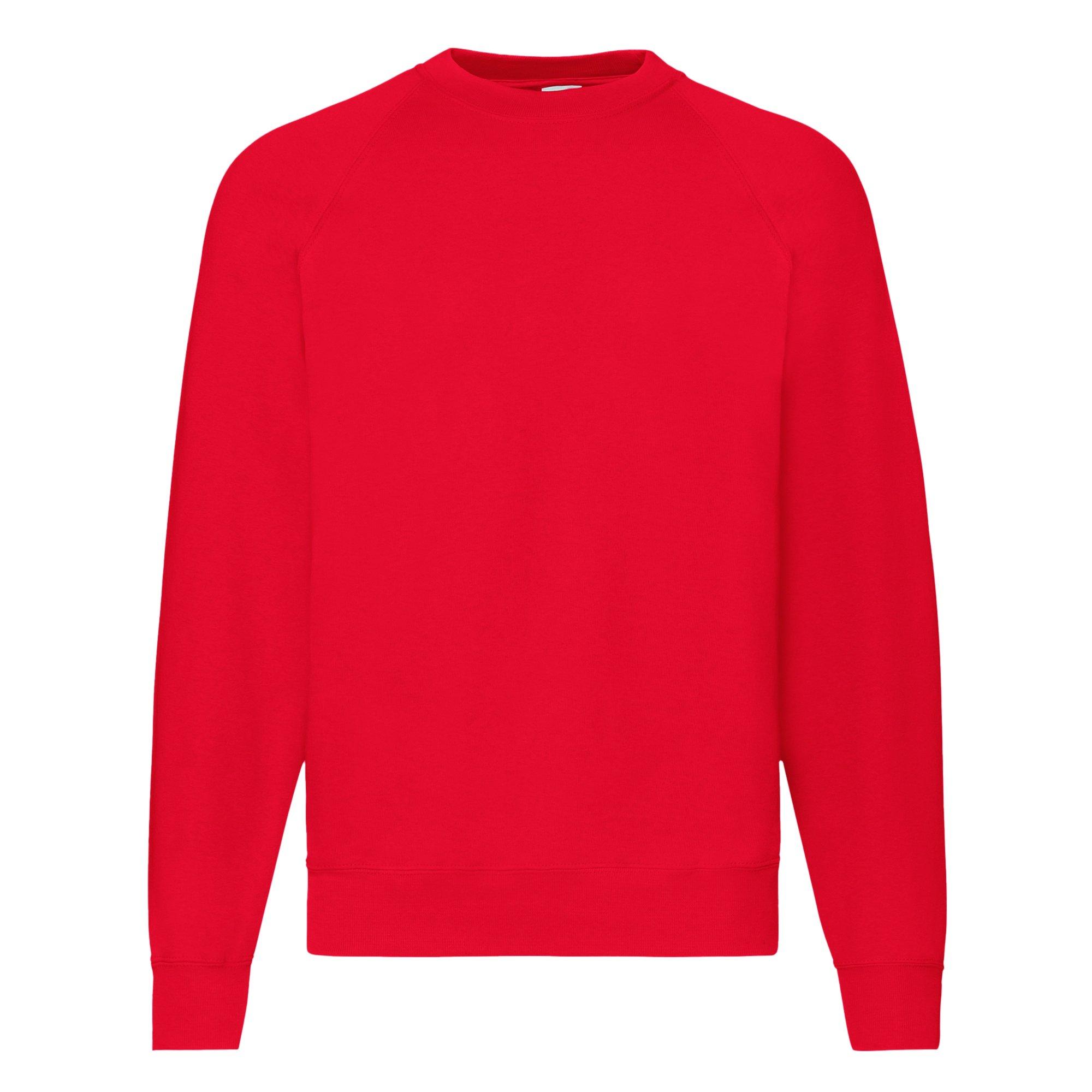 Image of Raglanärmeln Belcoro® Sweatshirt Herren Rot Bunt S