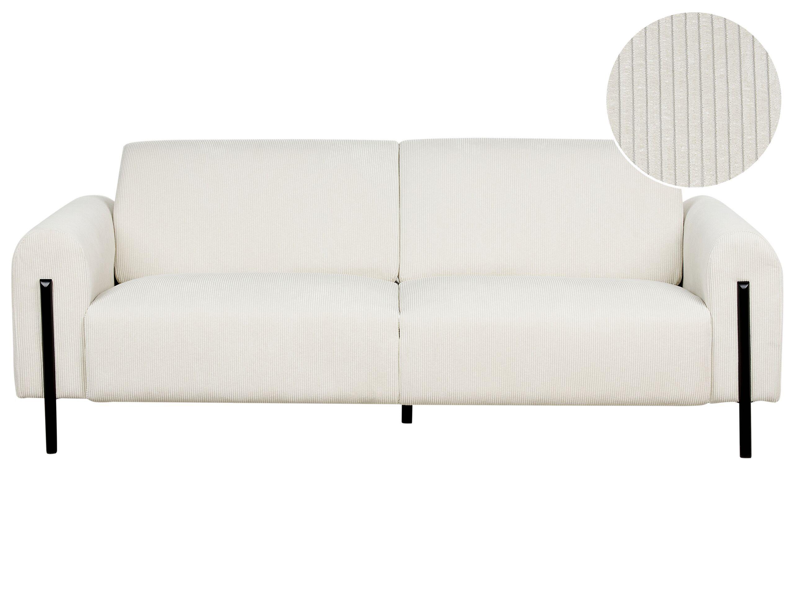 Beliani 3 Sitzer Sofa aus Cord Modern ASKIM  