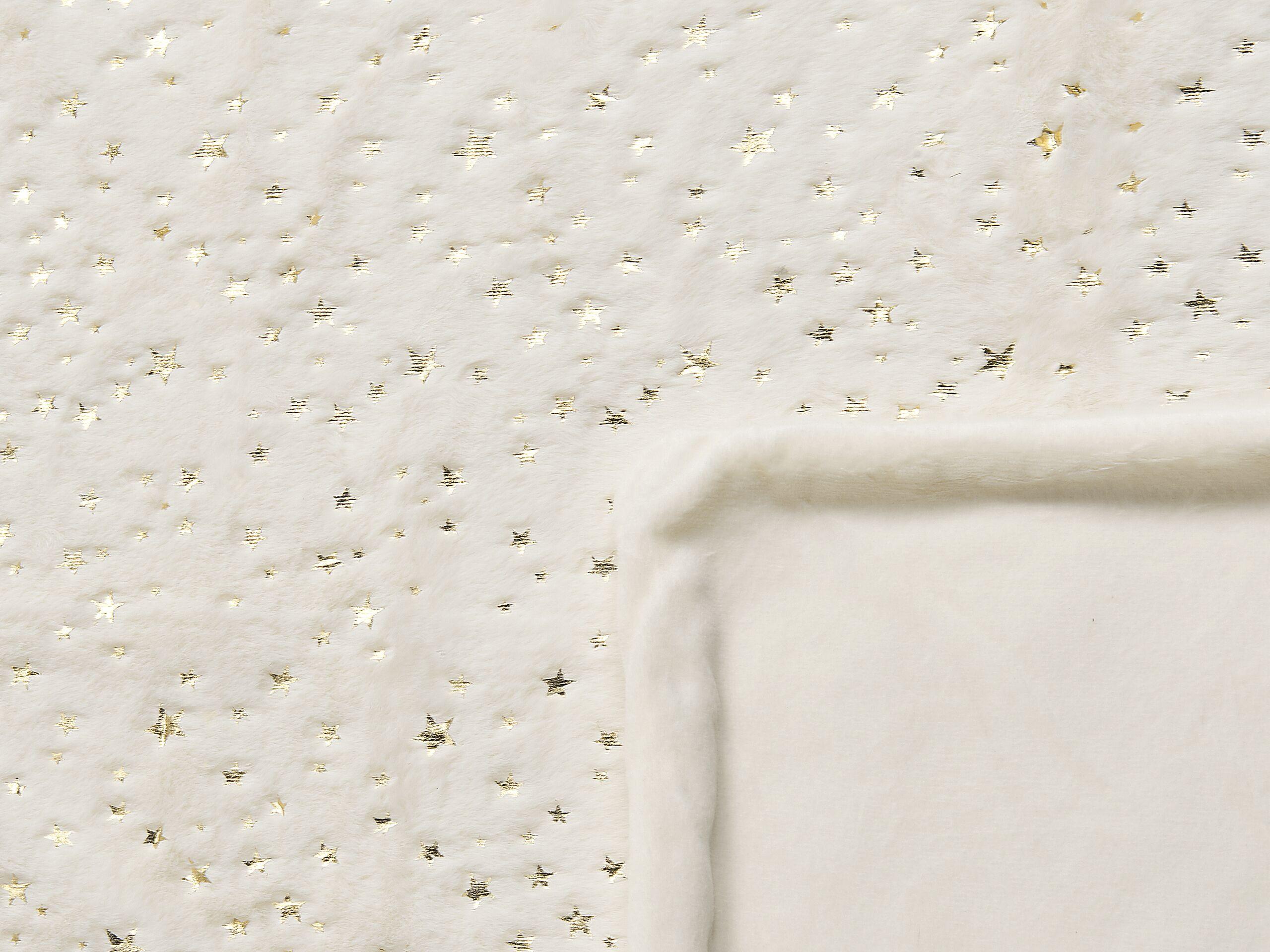 Beliani ALAZEYA Couverture Polaire Moderne en Polyester  