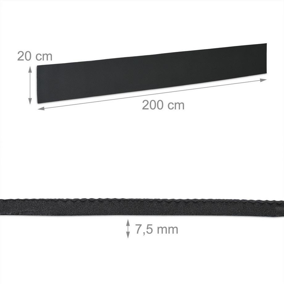 Northix  2x selbstklebender Schutz für Garagenwand 