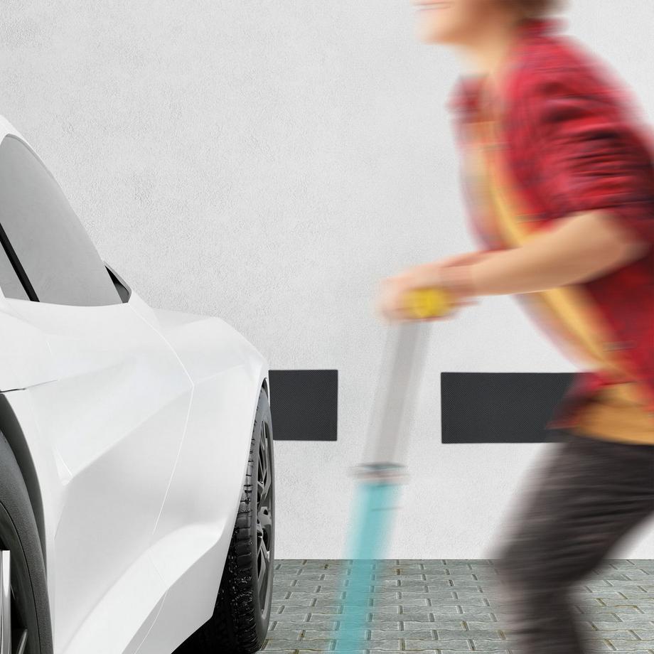 Northix  2x selbstklebender Schutz für Garagenwand 