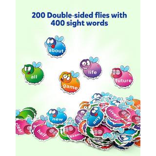 Activity-board  Sight words Spiel mit 400 Sight words Set, Dolch Wortliste Phonetik, Alphabetisierung Lernen Lesen Flash-Karten 