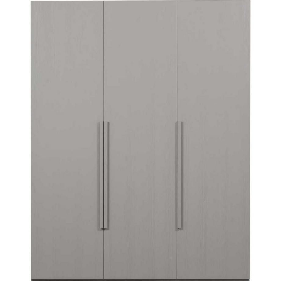 mutoni Schrank Rens 3-türig kieselgrau 165x210  