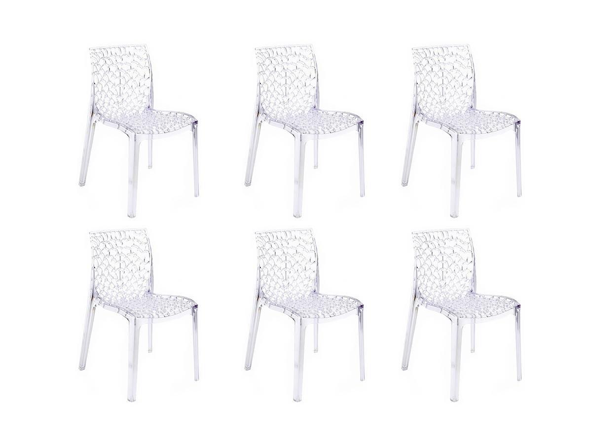 Image of Stuhl 6erSet Polycarbonat Transparent DIADEME Stuhl 6erSet Polycarbonat Transparent DIADEME