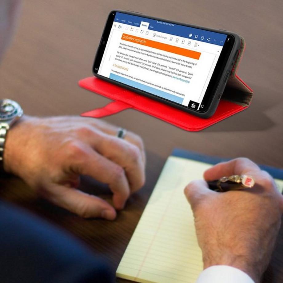 Avizar  Bookcover Samsung Galaxy M51 Rot 