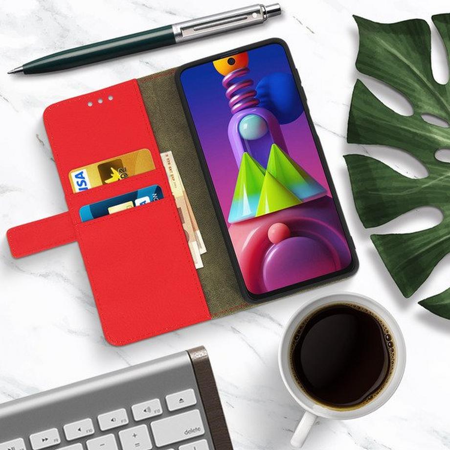 Avizar  Bookcover Samsung Galaxy M51 Rot 