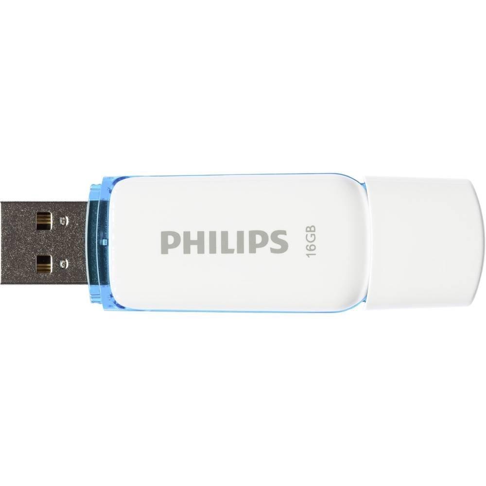 PHILIPS  Snow 2.0 USB-Stick 16 GB WeiàŸ und Blau 