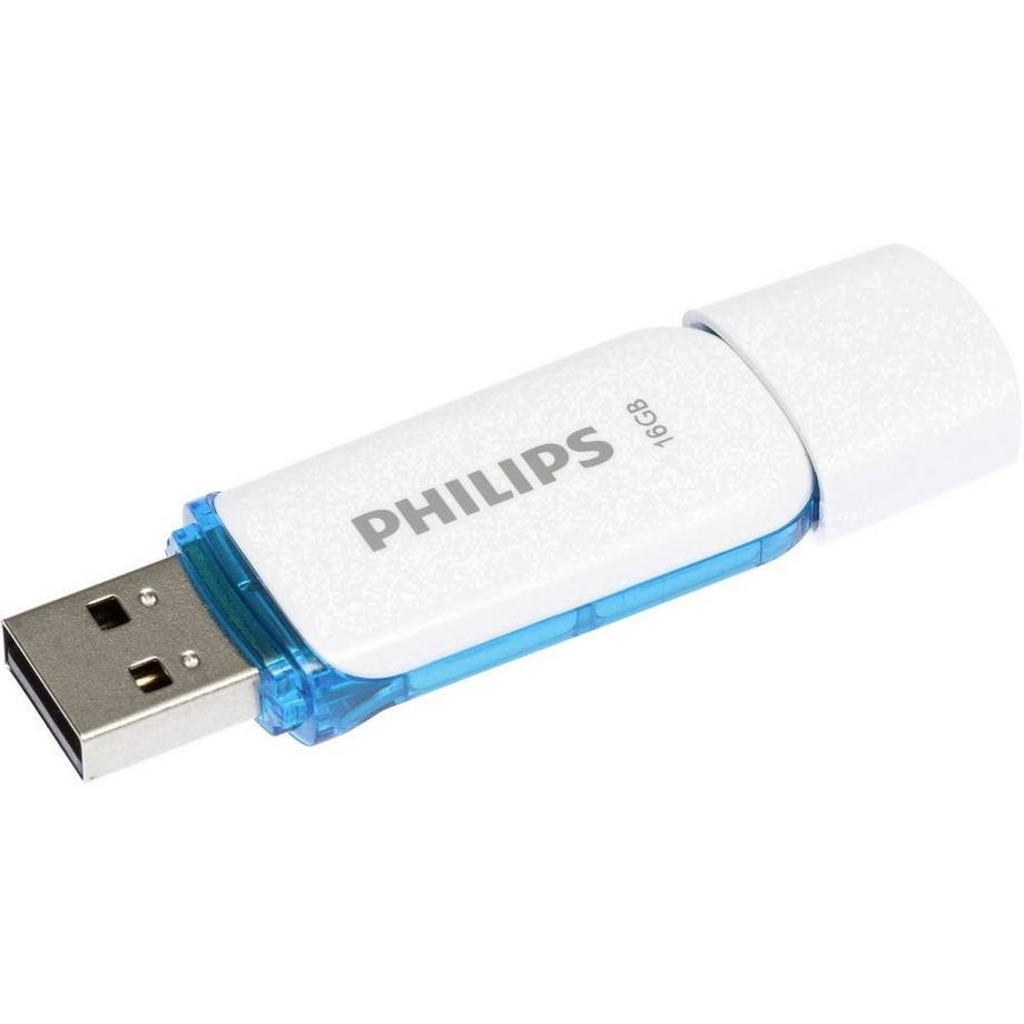 PHILIPS  Snow 2.0 USB-Stick 16 GB WeiàŸ und Blau 