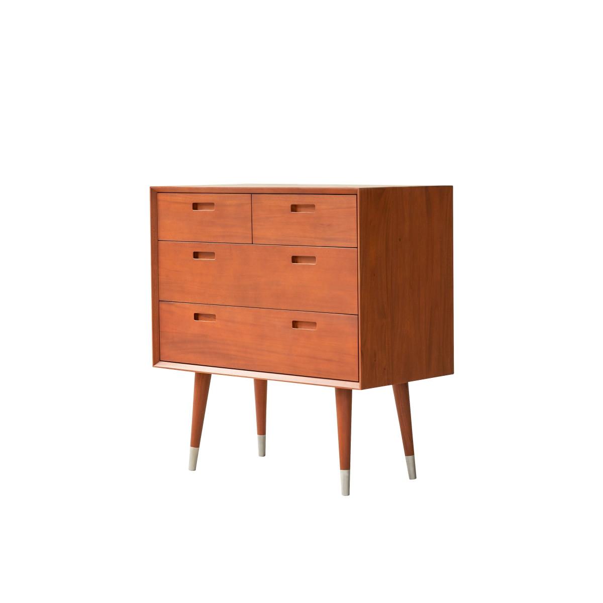 Tikamoon Commode enfant en acajou massif Magda 50's  