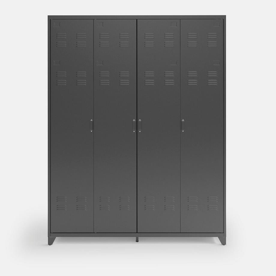 Kleiderschrank Hiba mit 4 Türen