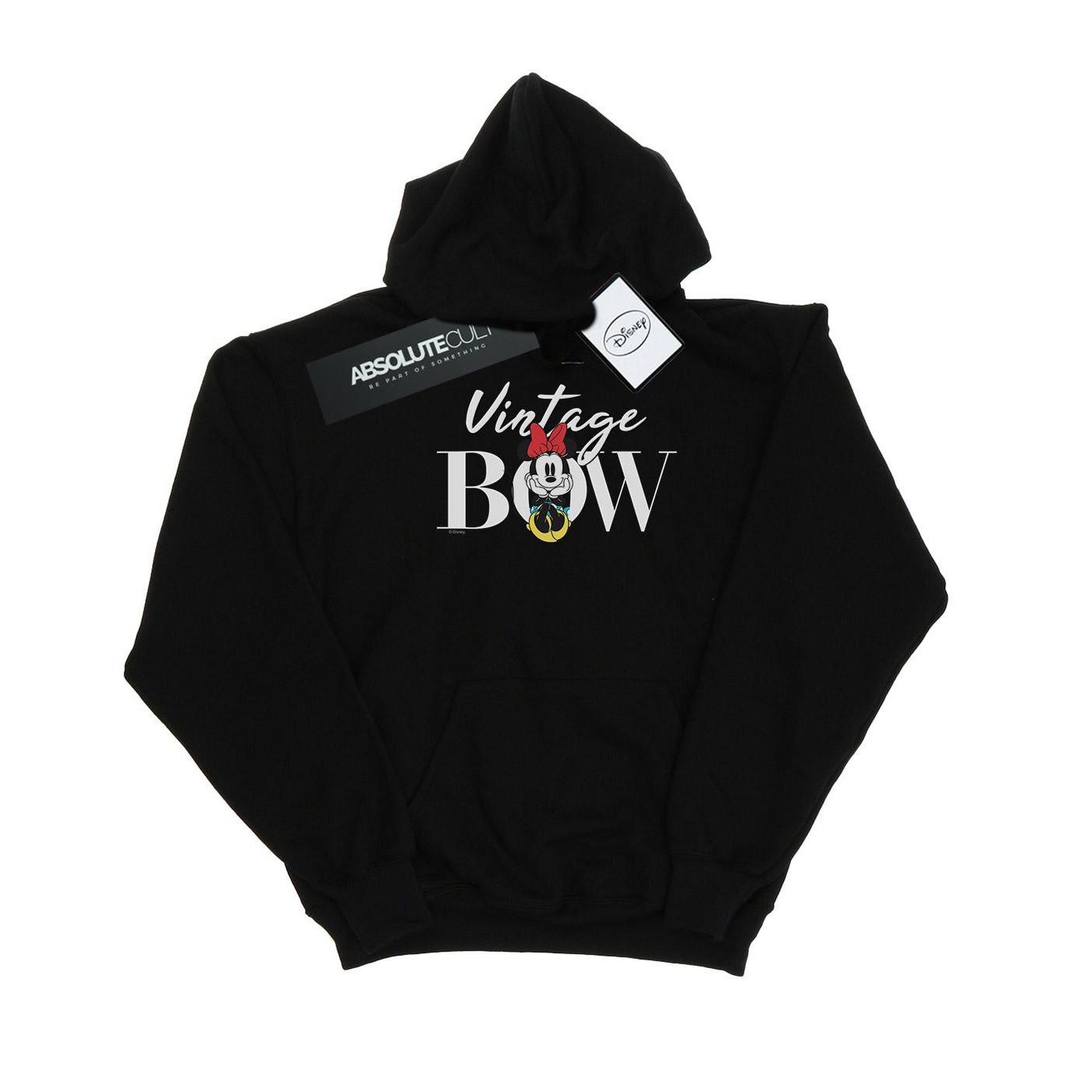 Image of Minnie Mouse Vintage Bow Kapuzenpullover Jungen Schwarz 152-158