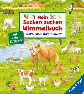 Mein Sachen suchen Wimmelbuch: Tiere und ihre Kinder Gernhäuser, Susanne; Walentowitz, Steffen (Illustrationen) Gebundene Ausgabe 