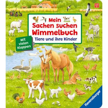 Mein Sachen suchen Wimmelbuch: Tiere und ihre Kinder