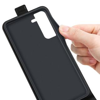 Cover-Discount  Galaxy S23+ - Klassisches Flip Case Vertikal Schwarz 