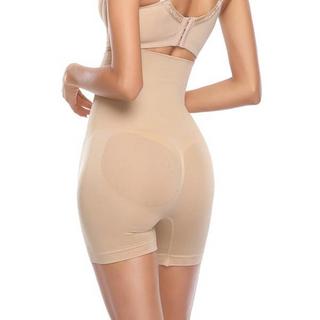 B2X  Shapewear-Shorts, hohe Taille – Beige – XLXXL 