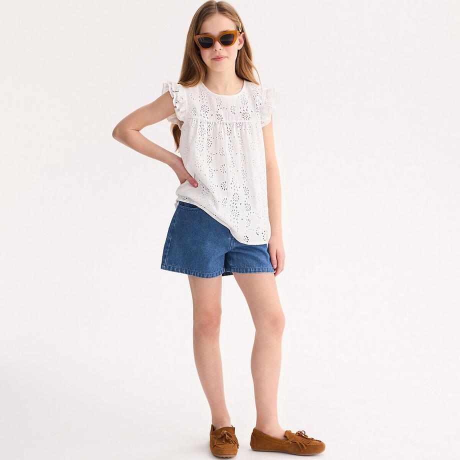 Blouse en broderie anglaise