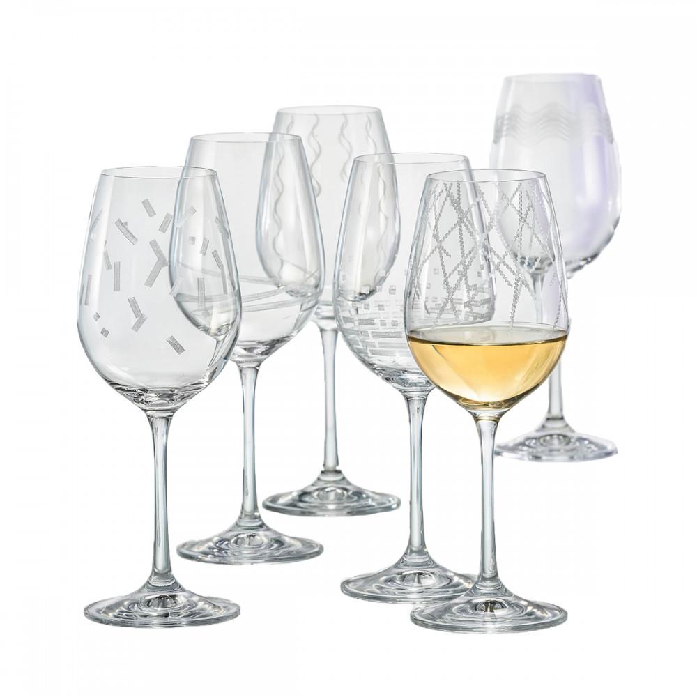 Aulica  SET DE 6 VERRES A VIN 350ML TEMPO 