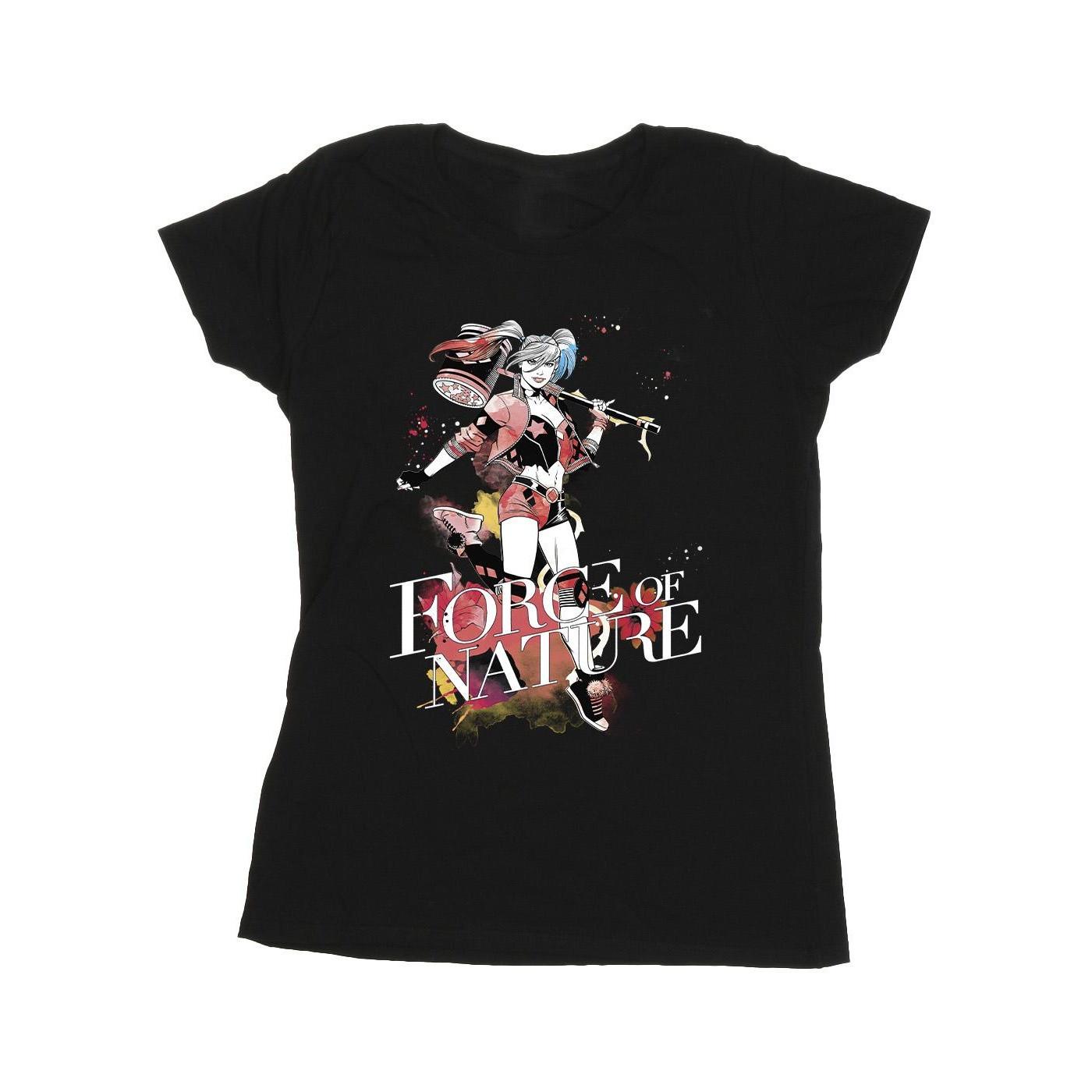 Image of Harley Quinn Forces Of Nature Tshirt Damen Schwarz M