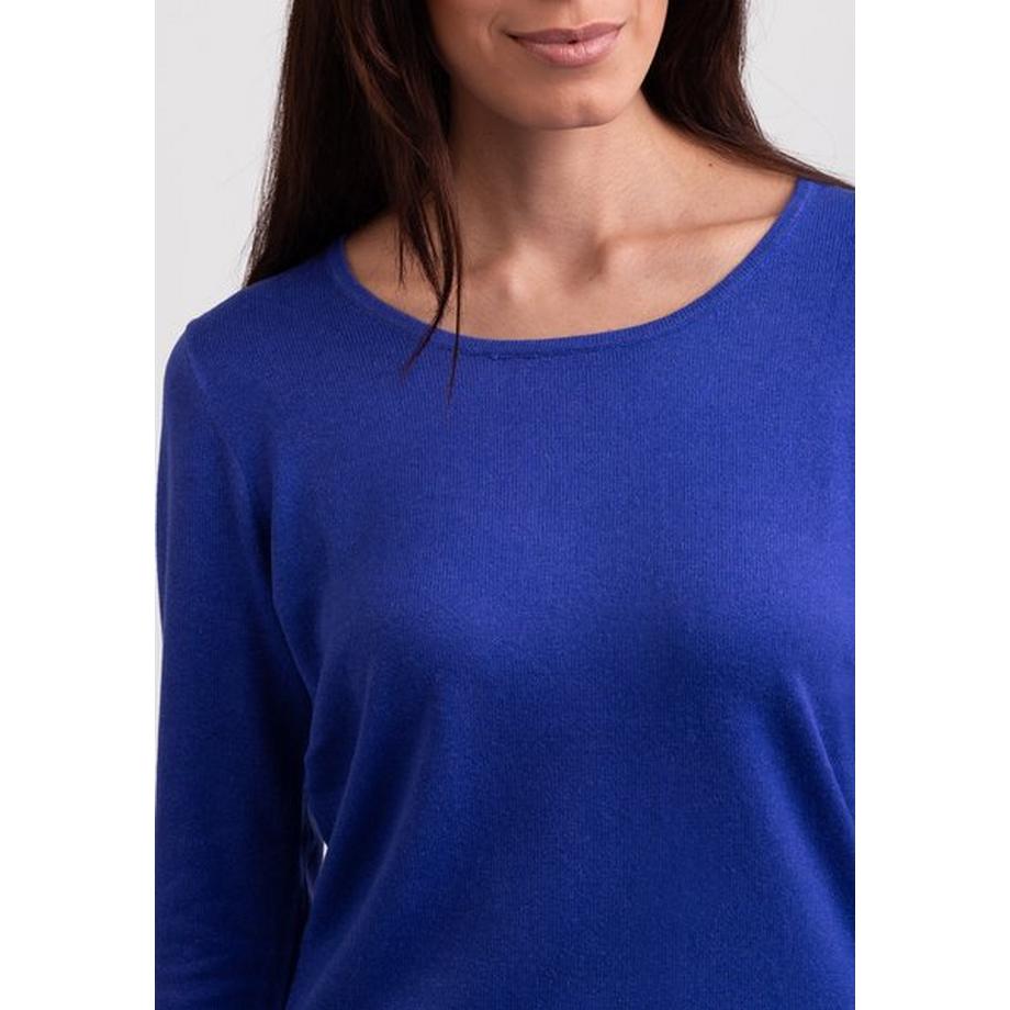 CASH-MERE.CH Seide Kaschmir Rundhals Pullover  