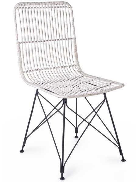 mutoni Chaise Lucila Kubu blanche  