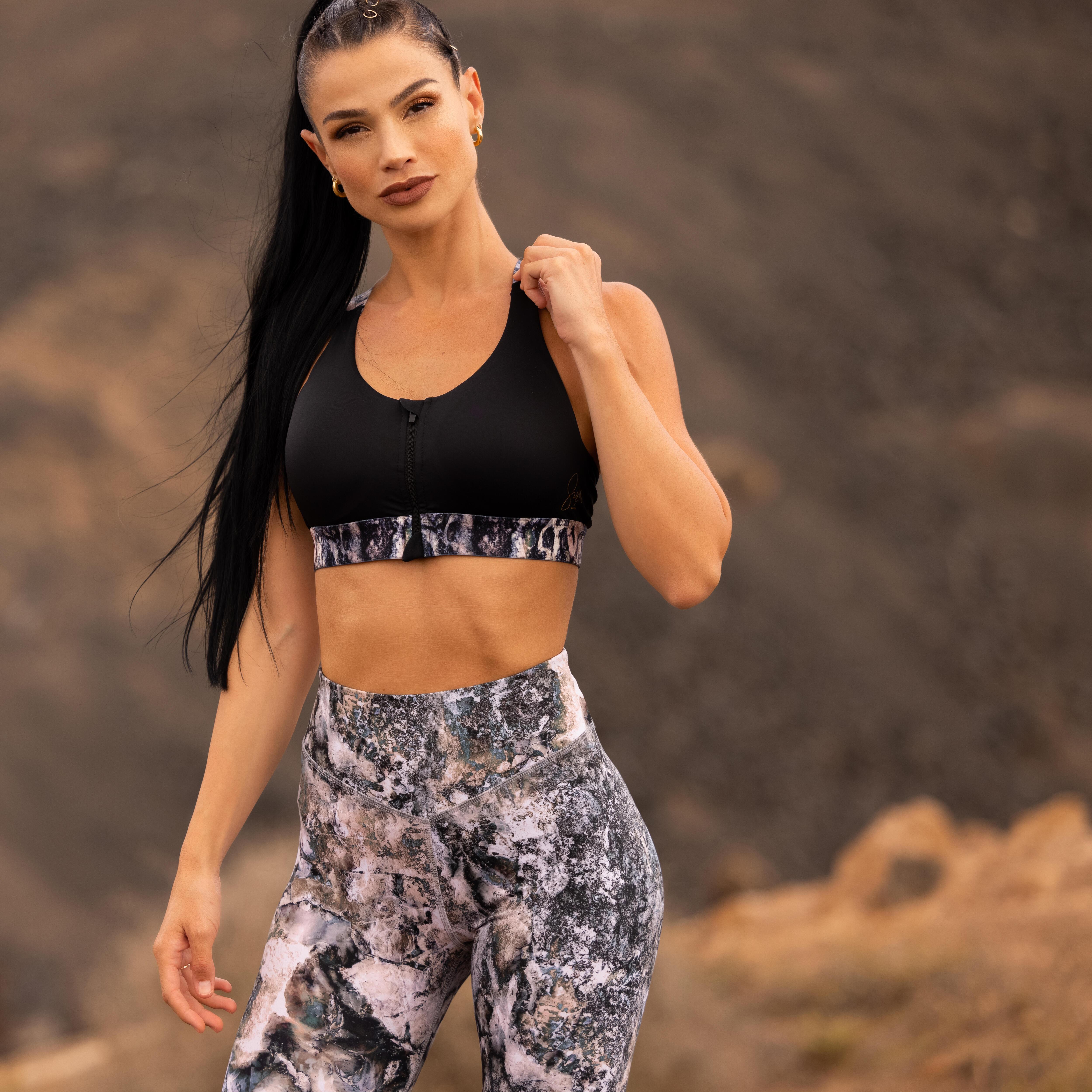 Image of Sport-bh - Unisex Schwarz Leicht M