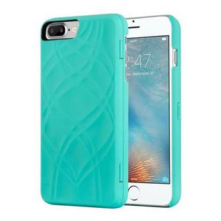 Cadorabo  Hülle für Apple iPhone 7 PLUS  7S PLUS  8 PLUS Hard Case mit Spiegel und Kartenfächern 