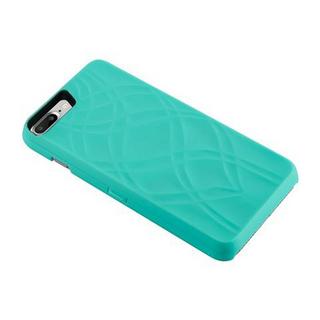 Cadorabo  Hülle für Apple iPhone 7 PLUS  7S PLUS  8 PLUS Hard Case mit Spiegel und Kartenfächern 