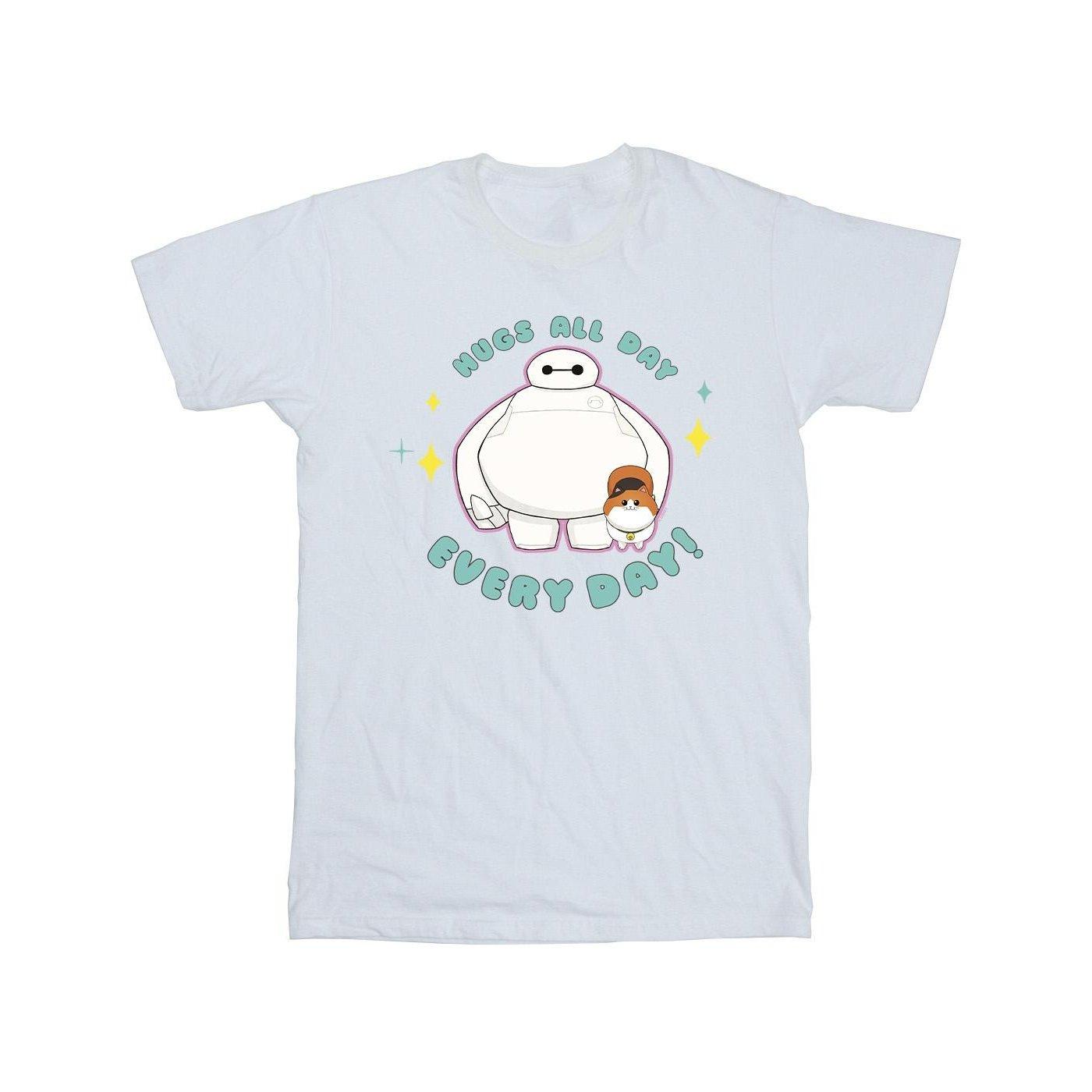 Image of Big Hero 6 Baymax Hugs Everyday Tshirt Herren Weiss XXL