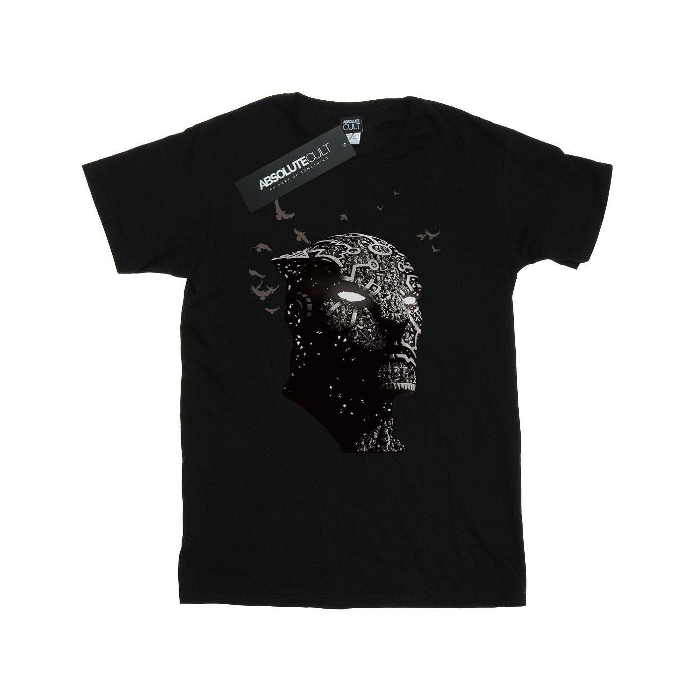 Image of Black Panther Tribe Mask Tshirt Herren Schwarz 3XL