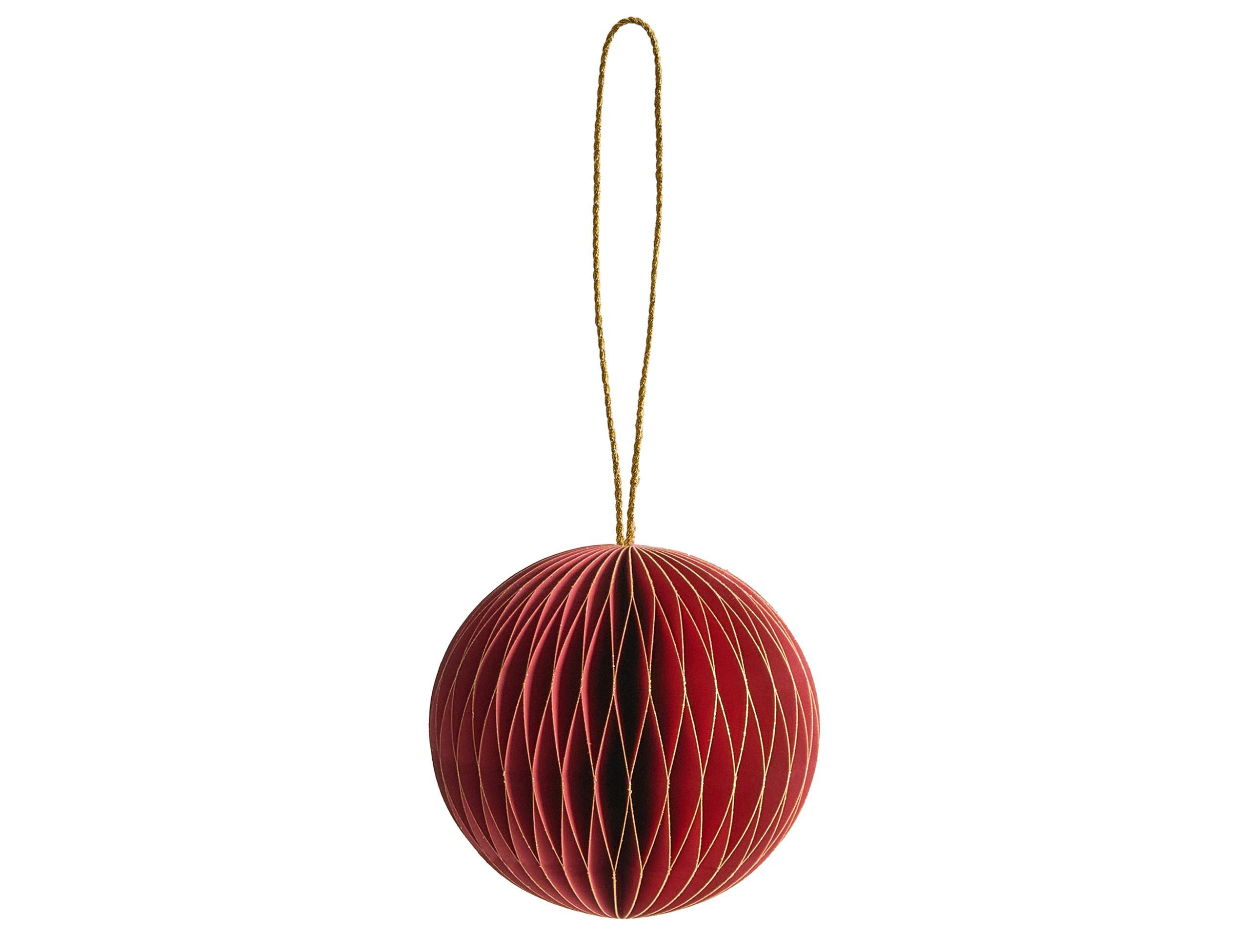 Beliani Set di 20 decorazioni per l'albero di Natale en Carta Classico STORA  