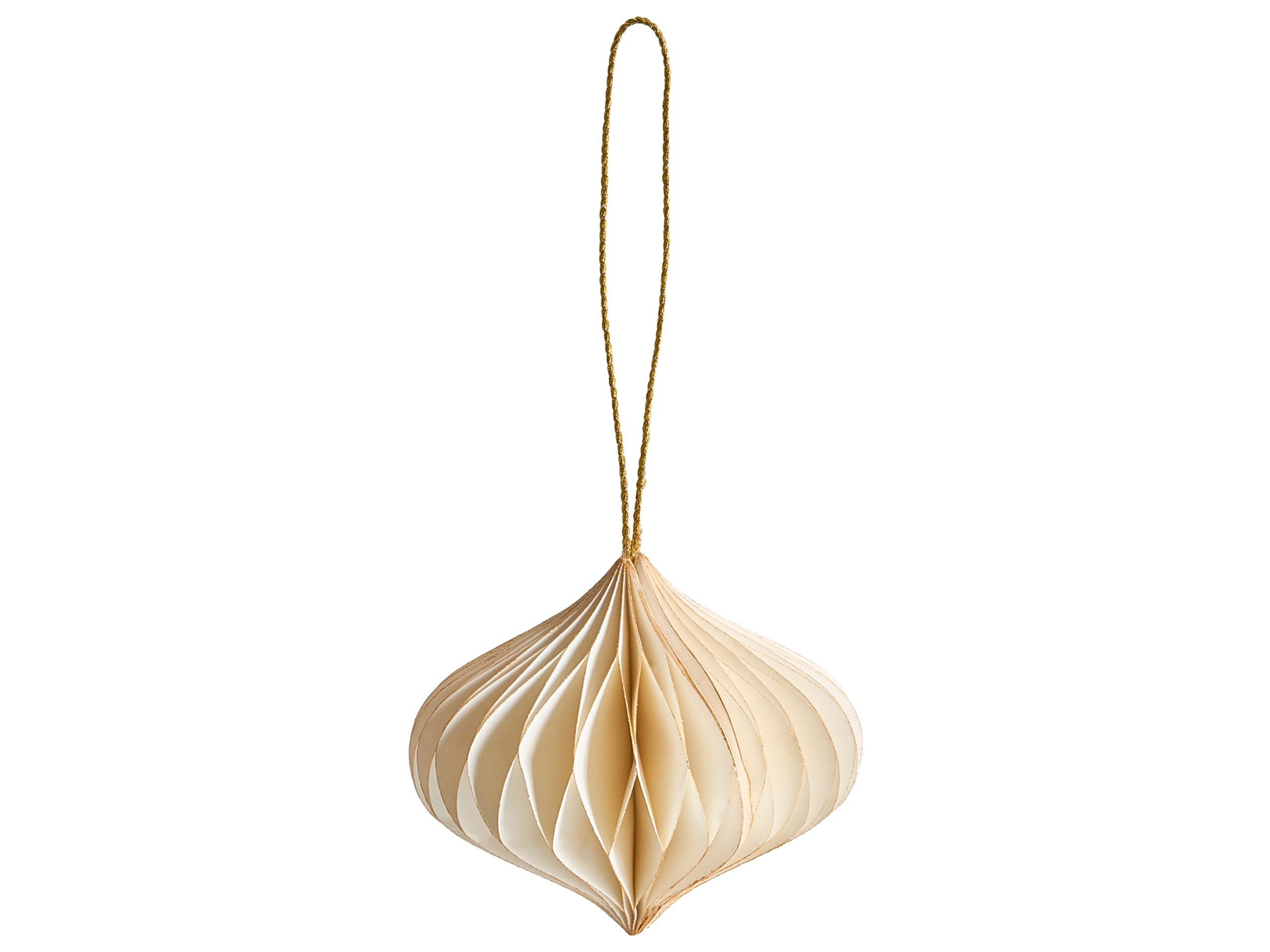 Beliani Set di 20 decorazioni per l'albero di Natale en Carta Classico STORA  