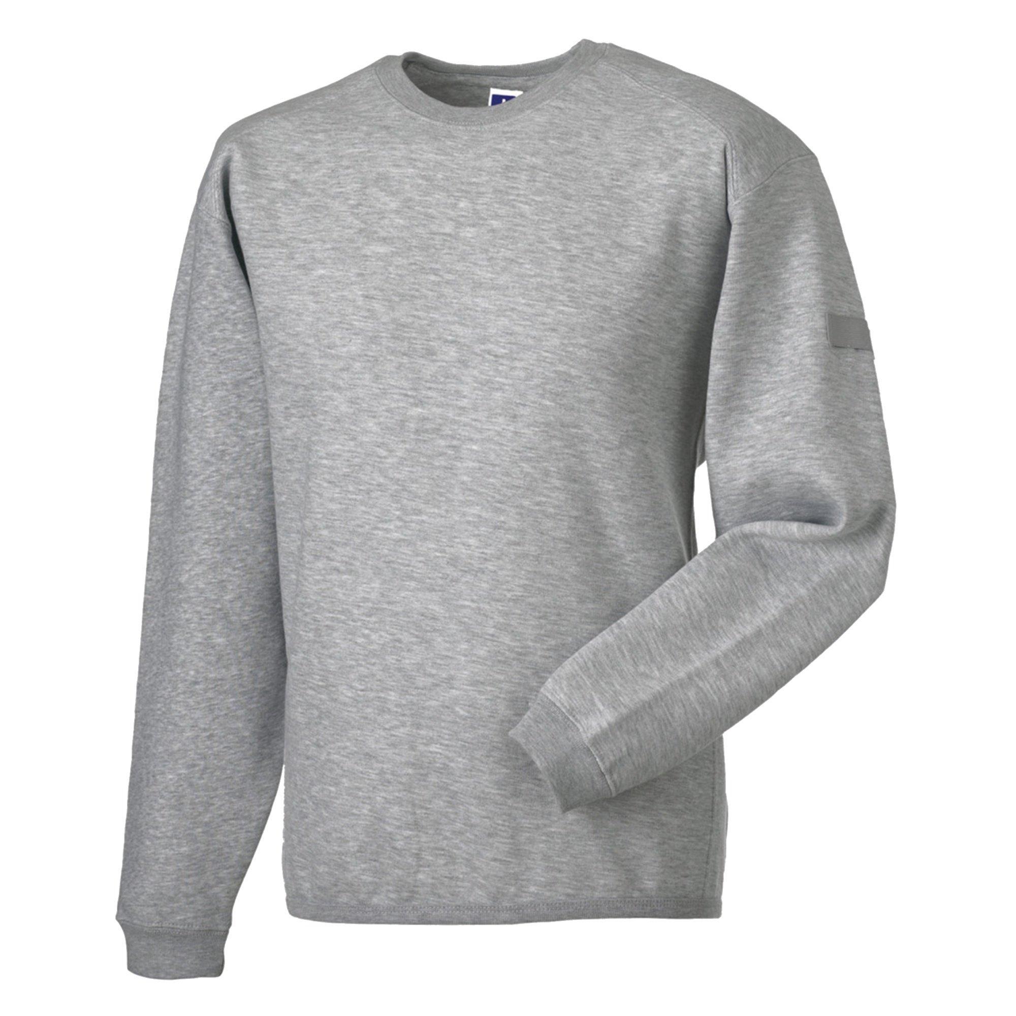 Russell  Workwear Crew Neck Set In Sweatshirt Top 