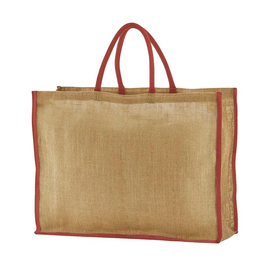 Westford Mill Gestärkte Jute Market Tragetasche  