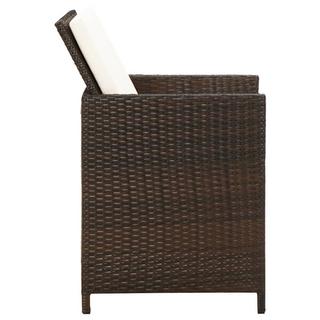 VidaXL Gartenstuhl poly-rattan  