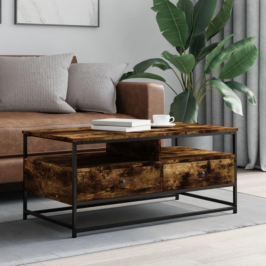 VidaXL Table basse bois d'ingénierie  