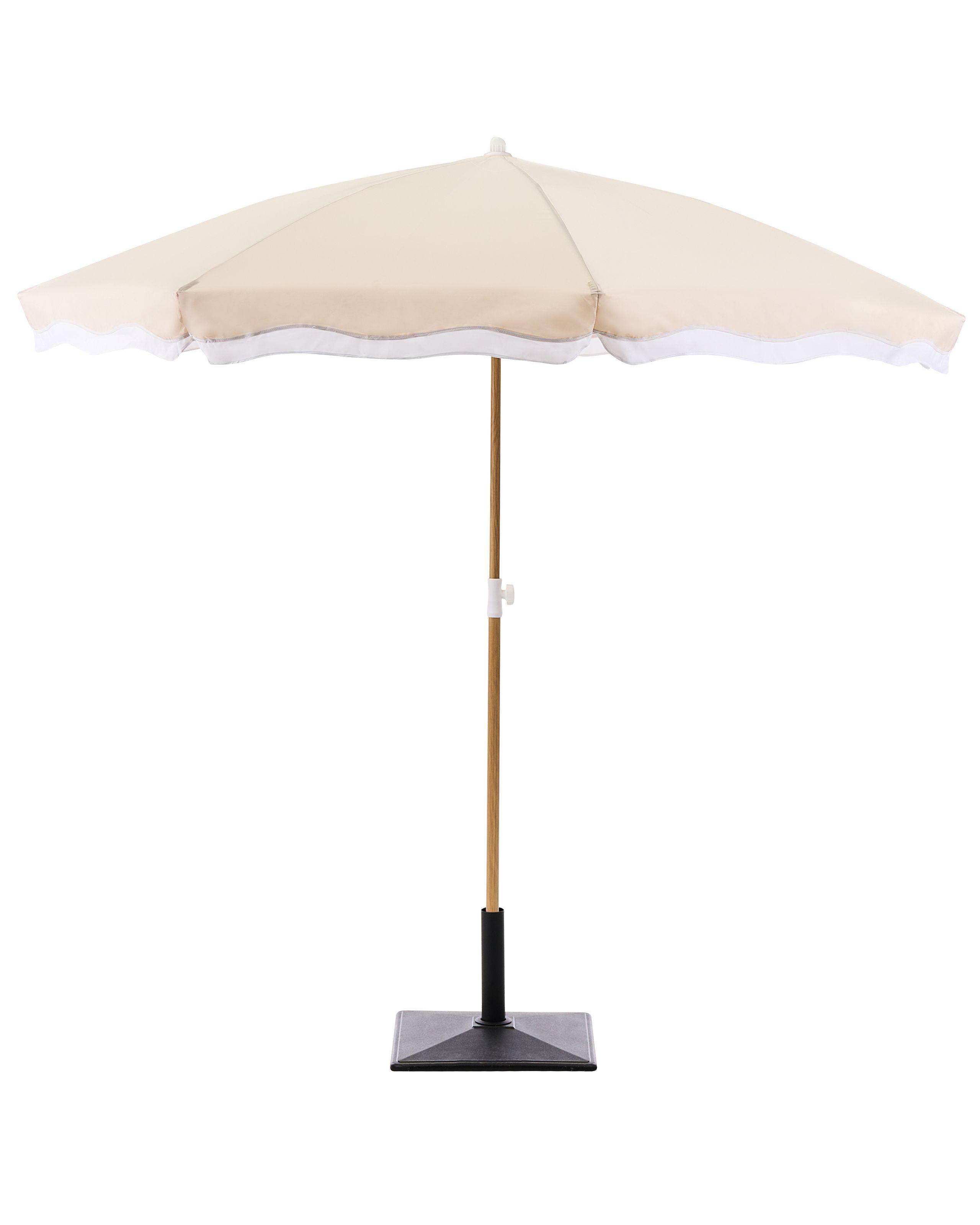 Beliani Parasol de jardin en Tissu Traditionnel SESTRIERE  