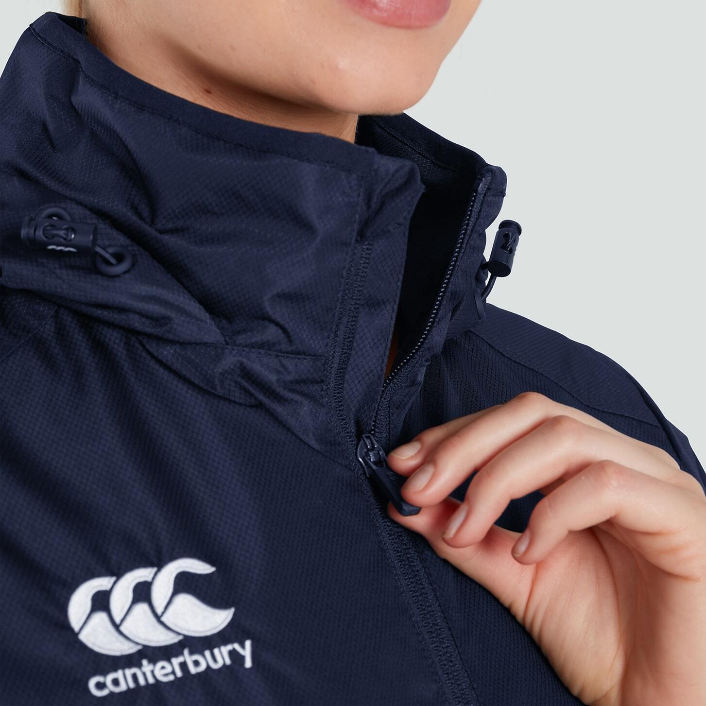 Canterbury  regenjacke mit reißverschluss, club vaposhield 