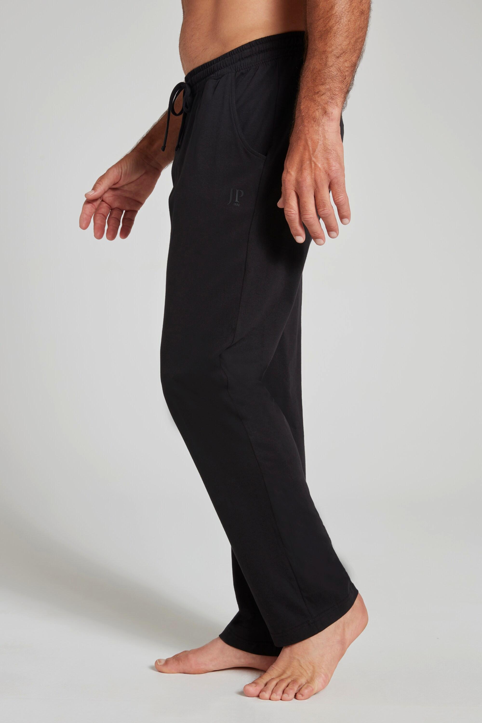 JP1880  Pantalon de pyjama Homewear à taille élastique noir 