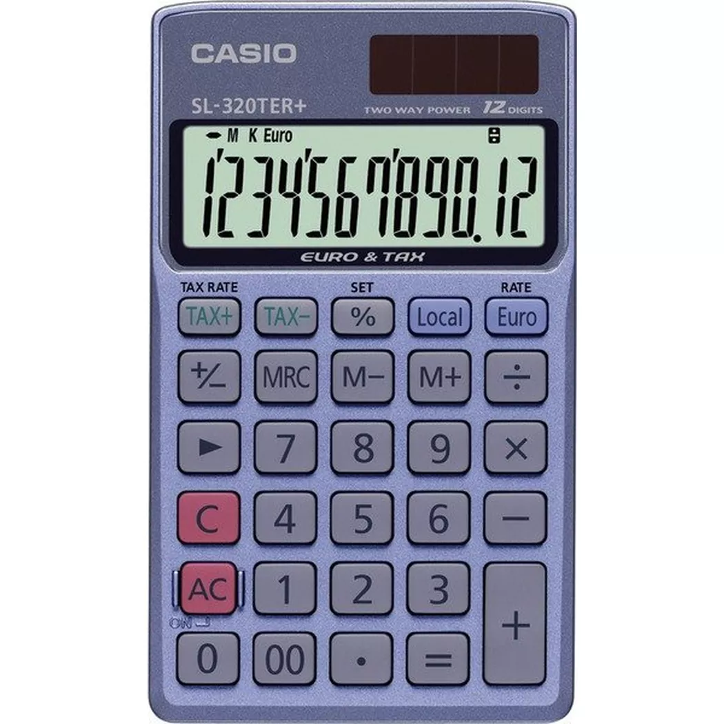Casio SL-320TER+ calculator Pocket Basic Blue