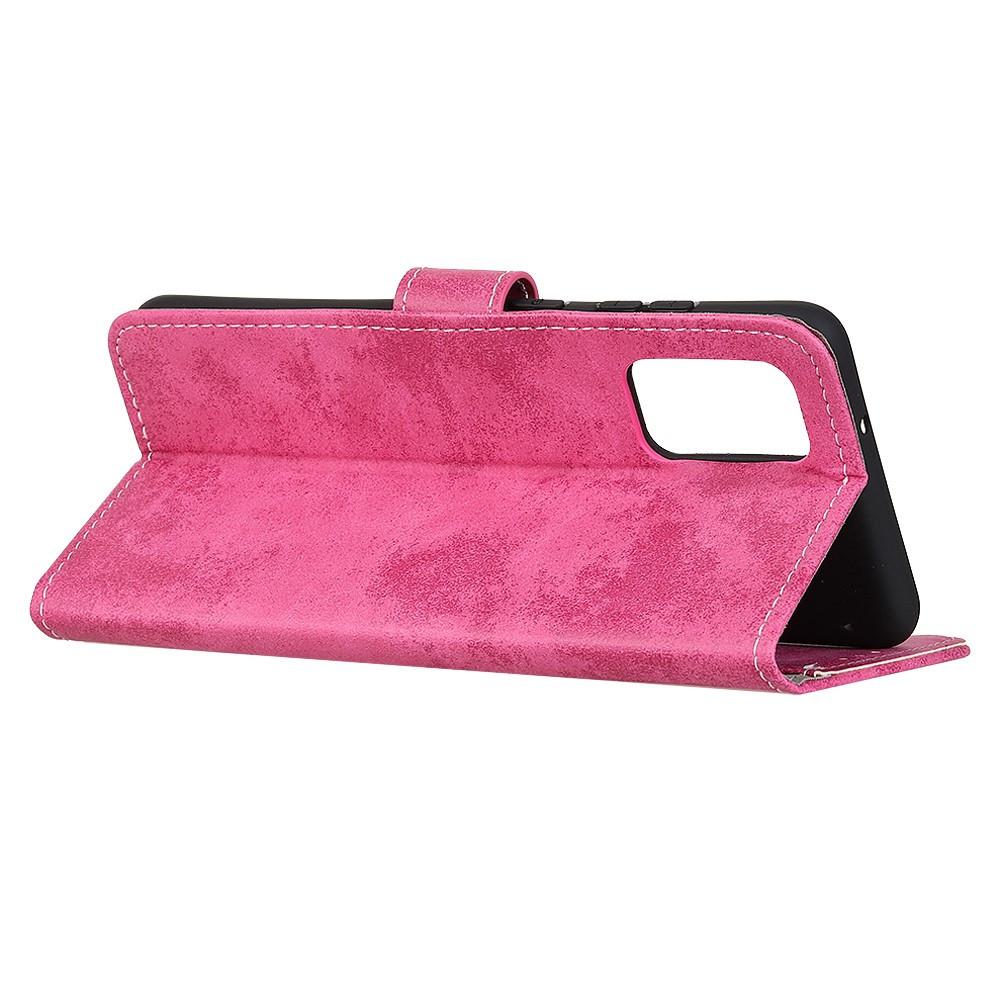 Cover-Discount  Galaxy Note 20 - Custodia Vintage Suede Optics Pink 