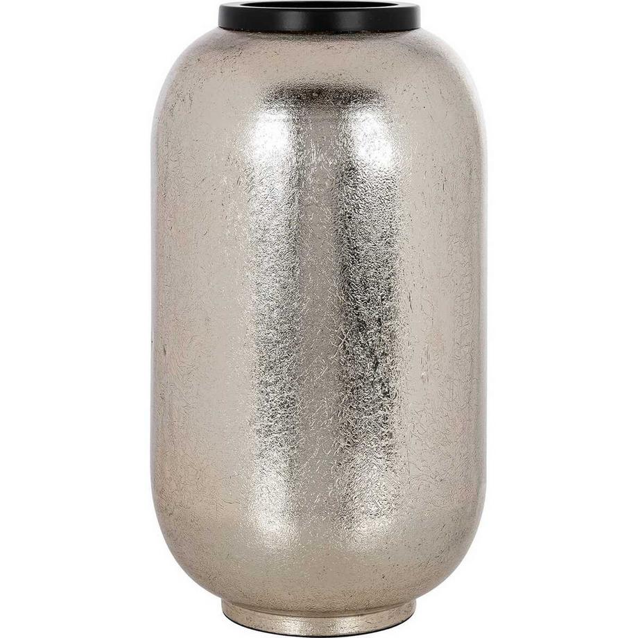 mutoni Vase Vesna argent 20x36  