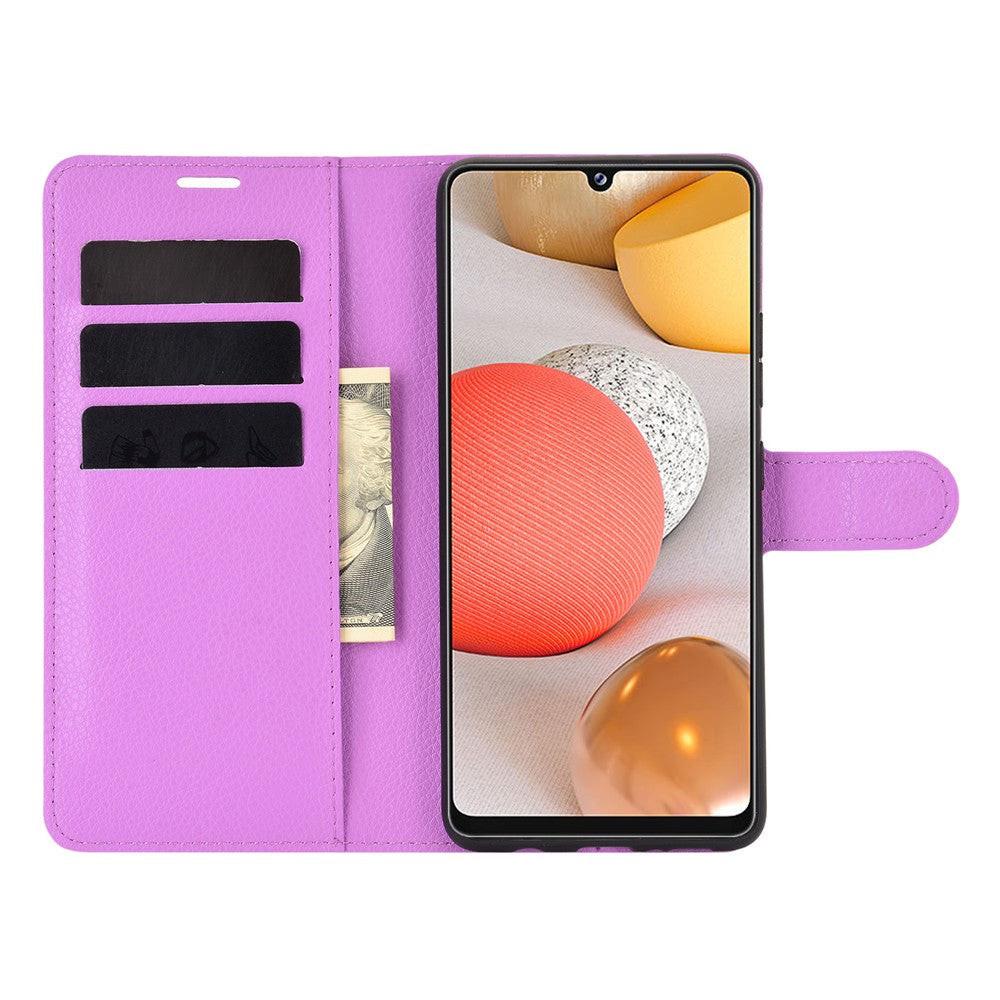 Cover-Discount  Galaxy A42 - Leder Etui Hülle 