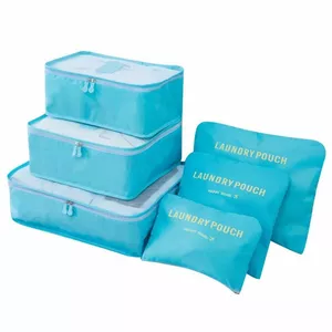 Set organizer per borse da viaggio - Azzurro
