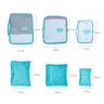 eStore Set de rangement pour sacs de voyage - Bleu clair  