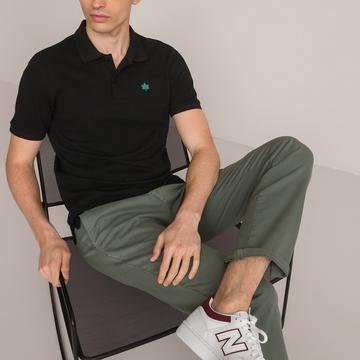 Kurzärmeliges Signature Poloshirt aus Bio-Baumwolle