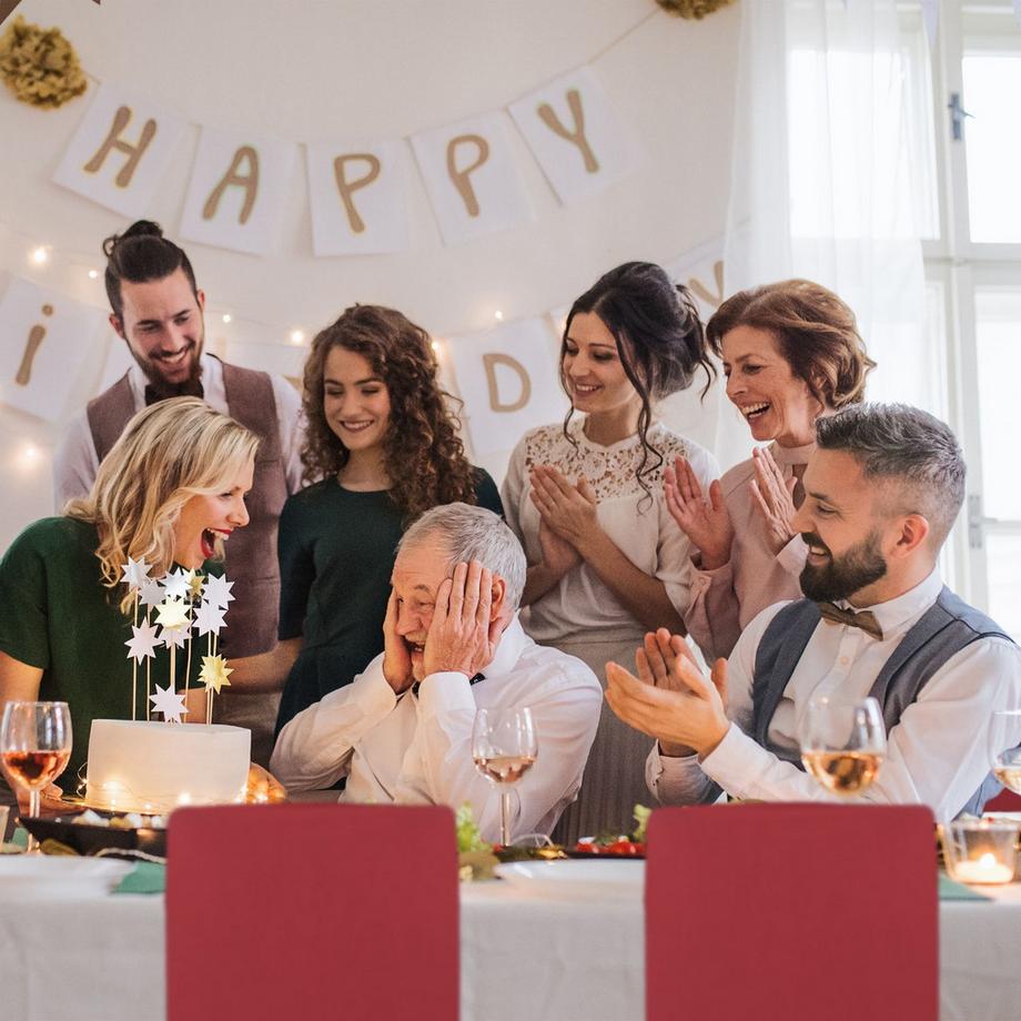 Northix 4x Stuhlhussen-Set  