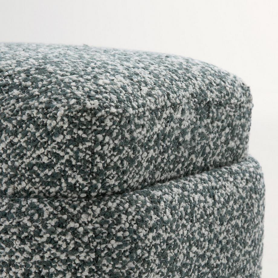 AM.PM Pouf aus meliertem Bouclé-Stoff  