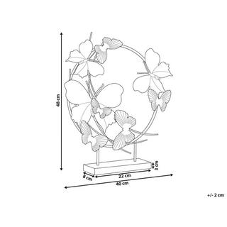 Beliani Dekoration aus Eisen Modern BERYLLIUM  