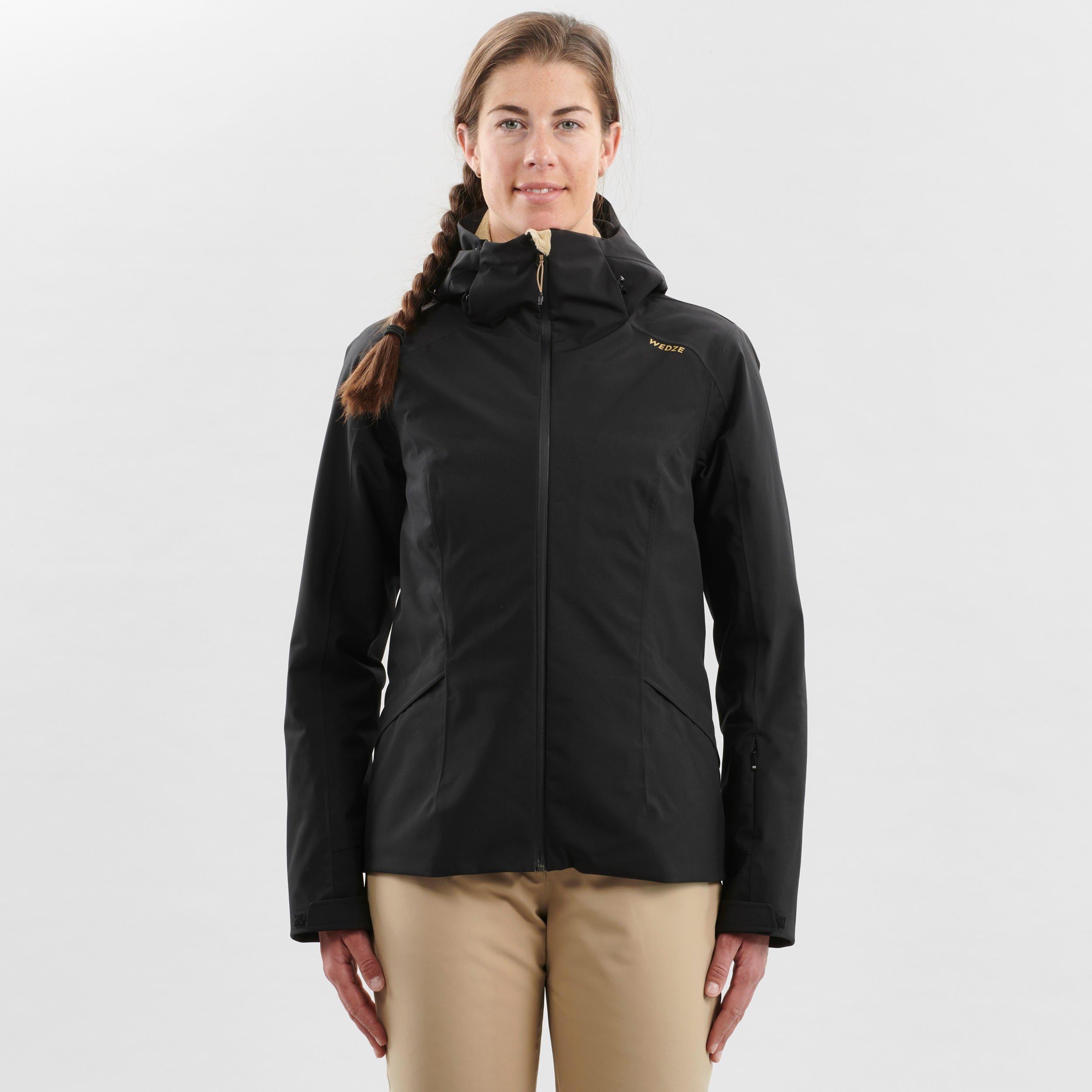 WEDZE  VESTE CHAUDE DE SKI FEMME - 500 - NOIRE 