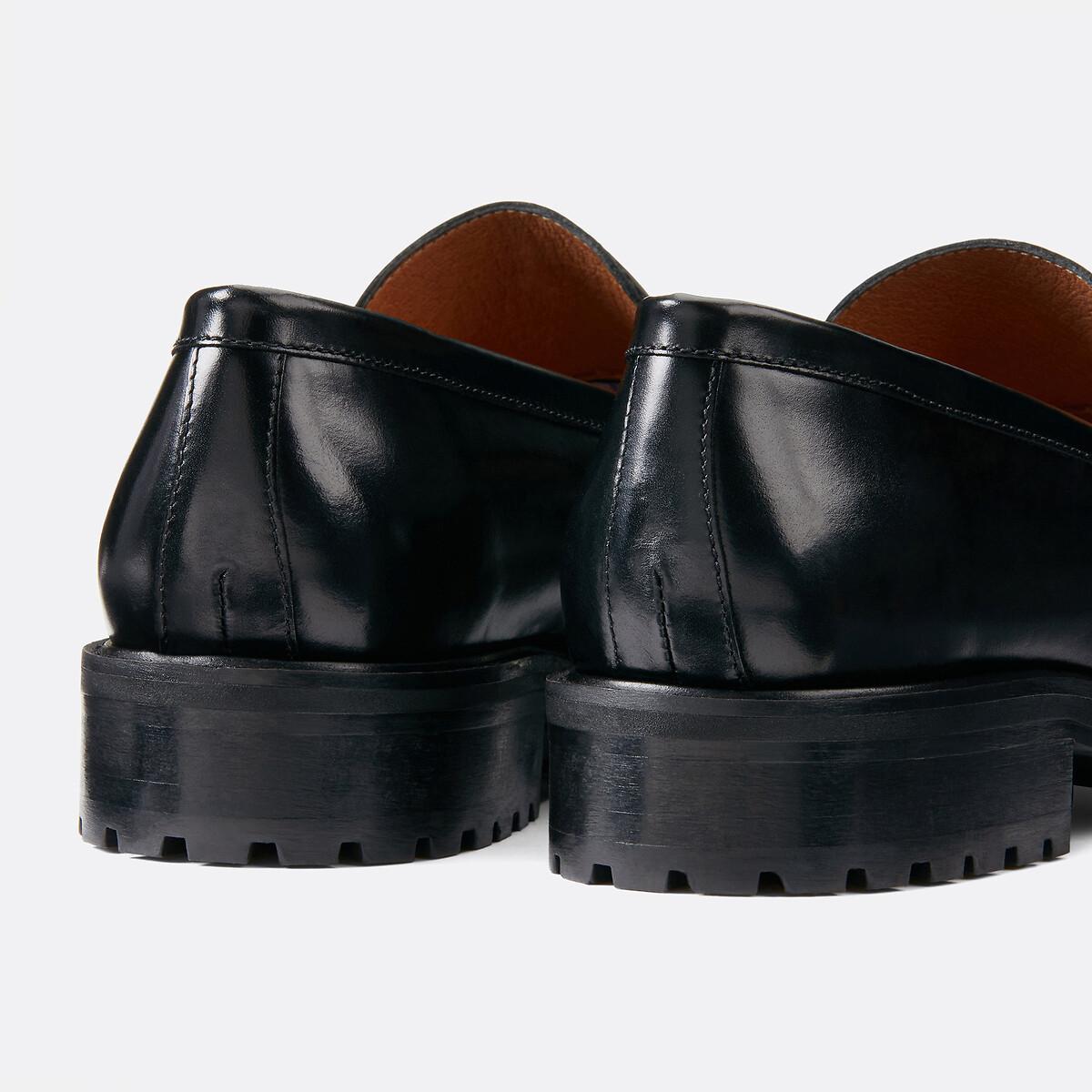 La Redoute Collections  Mocassins en cuir lisse 